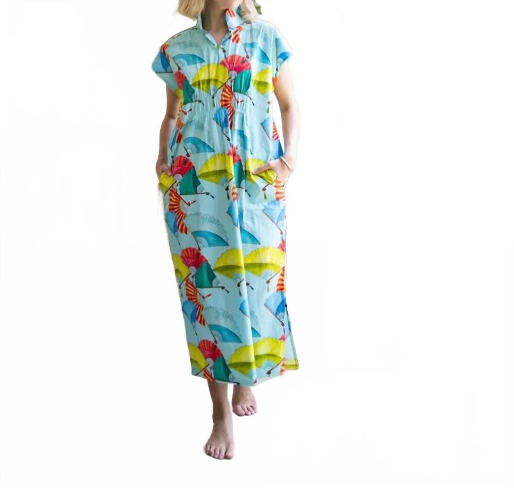 NEW HOLLY SHAE DESIGN june caftan dress in italian summer